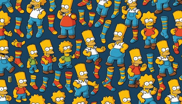 Chaussettes simpson : un incontournable pour les fans !
